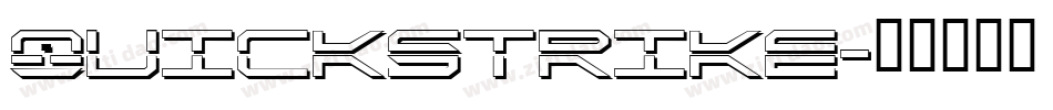 QuickStrike字体转换