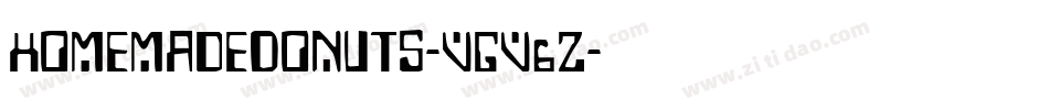 HomemadeDonuts-VGV6z字体转换