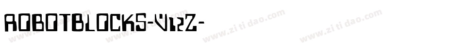 RobotBlocks-V12Z字体转换