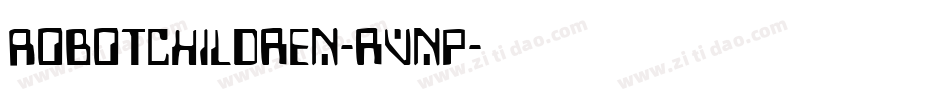 RobotChildren-rVnp字体转换
