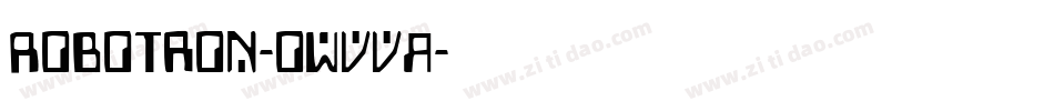 Robotron-owvvA字体转换
