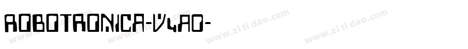Robotronica-v4AO字体转换