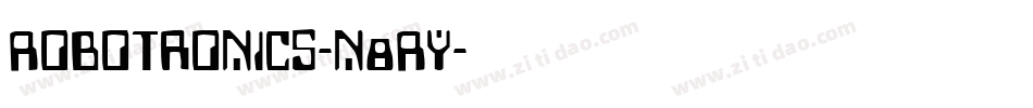 Robotronics-n8RY字体转换