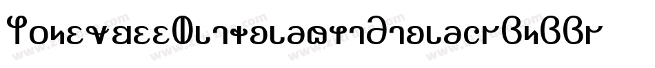 HoneybeeUltralightItalic-VnVV字体转换