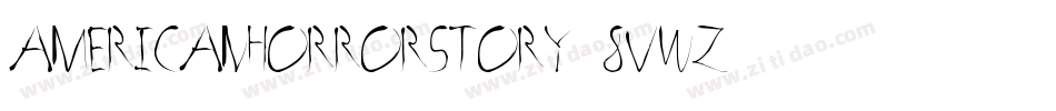 AmericanHorrorStory-8VwZ字体转换