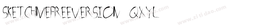 SketchMeFreeVersion-qxyl字体转换