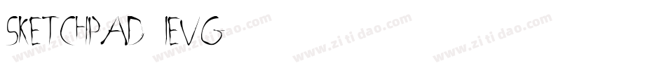 SketchPad-1EVg字体转换 SketchPad-1EVg字体转换