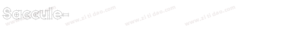 Saccule字体转换