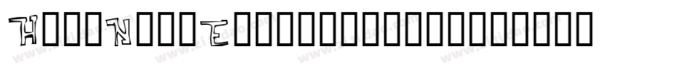 HateNoteExtortionate字体转换