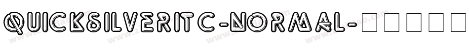 QuicksilverITC-Normal字体转换