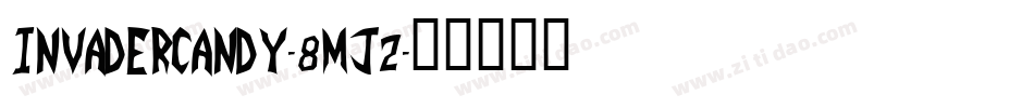 InvaderCandy-8Mj2字体转换