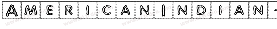 AmericanIndian字体转换
