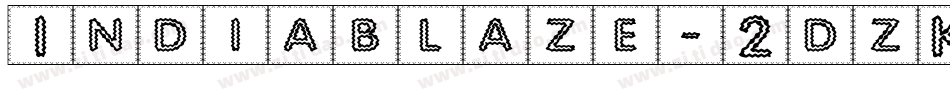 Indiablaze-2dzK字体转换