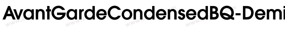 AvantGardeCondensedBQ-DemiBold字体转换