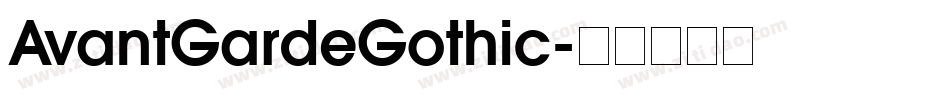 AvantGardeGothic字体转换