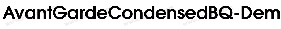 AvantGardeCondensedBQ-DemiBold字体转换