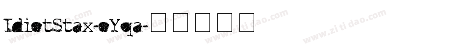 IdiotStax-oYqa字体转换