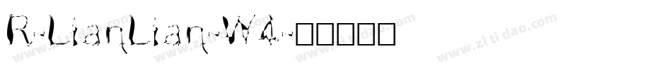 R-LianLian-W4字体转换