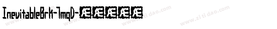 InevitableBrk-7mqD字体转换