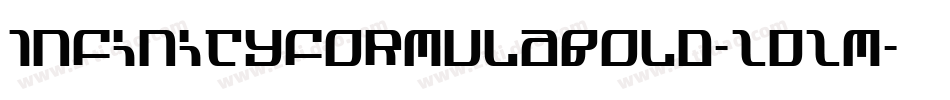 InfinityFormulaBold-ZDZm字体转换