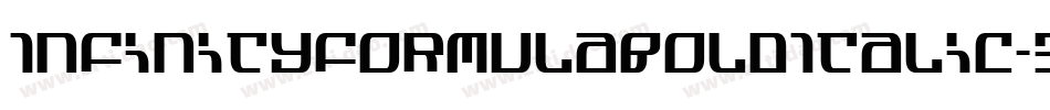 InfinityFormulaBoldItalic-3DjL字体转换