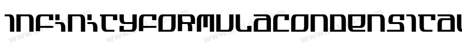 InfinityFormulaCondensItal-D2pW字体转换