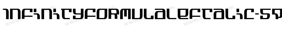 InfinityFormulaLeftalic-5q2B字体转换 InfinityFormulaLeftalic-5q2B字体转换
