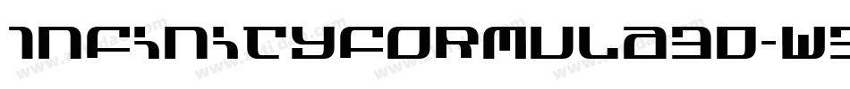 InfinityFormula3D-W3OE字体转换