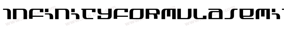 InfinityFormulaSemiItalic-9jpy字体转换