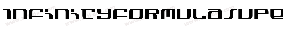 InfinityFormulaSuperItalic-lvl5字体转换