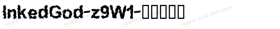 InkedGod-z9W1字体转换