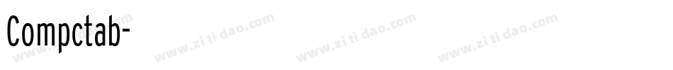 Compctab字体转换