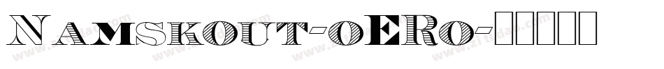 Namskout-oERo字体转换
