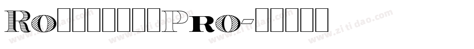 Ro本明朝新小がなPro字体转换
