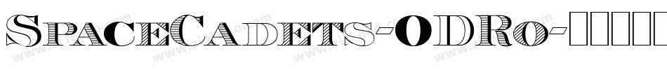 SpaceCadets-ODRo字体转换