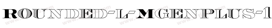 rounded-l-mgenplus-1p-black转换器字体转换
