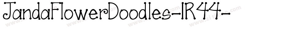 JandaFlowerDoodles-1R44字体转换