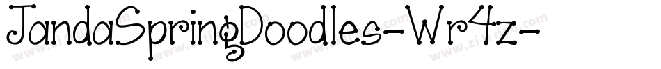JandaSpringDoodles-Wr4z字体转换