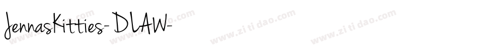 JennasKitties-DLAW字体转换