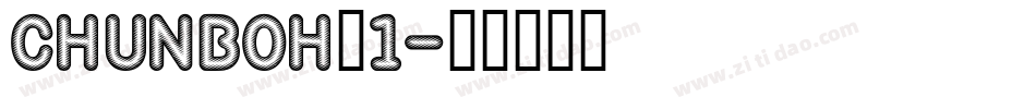 CHUNBOH_1字体转换