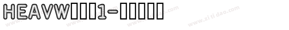 HEAVW___1字体转换
