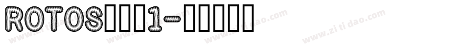 ROTOS___1字体转换