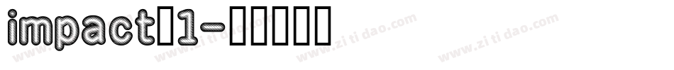 impact_1字体转换