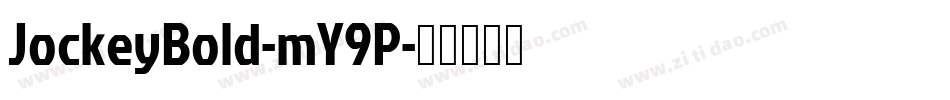 JockeyBold-mY9P字体转换