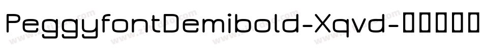 PeggyfontDemibold-Xqvd字体转换