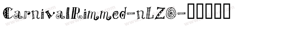 CarnivalRimmed-nLZO字体转换