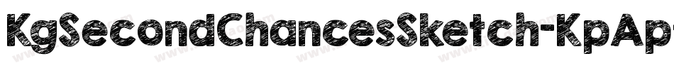 KgSecondChancesSketch-KpAp字体转换