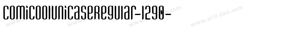 ComicoolUnicaseRegular-l290字体转换