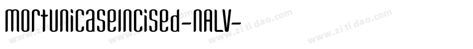 MortUnicaseIncised-nALV字体转换