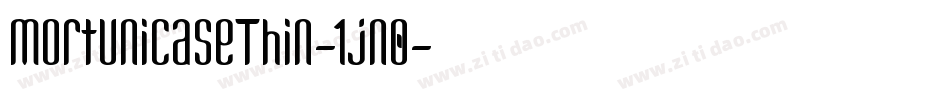 MortUnicaseThin-1jn0字体转换